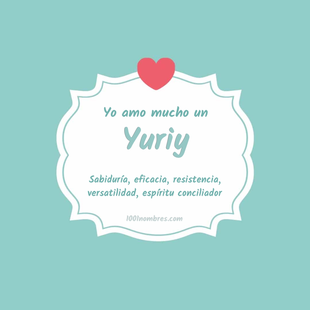 Yo amo mucho Yuriy