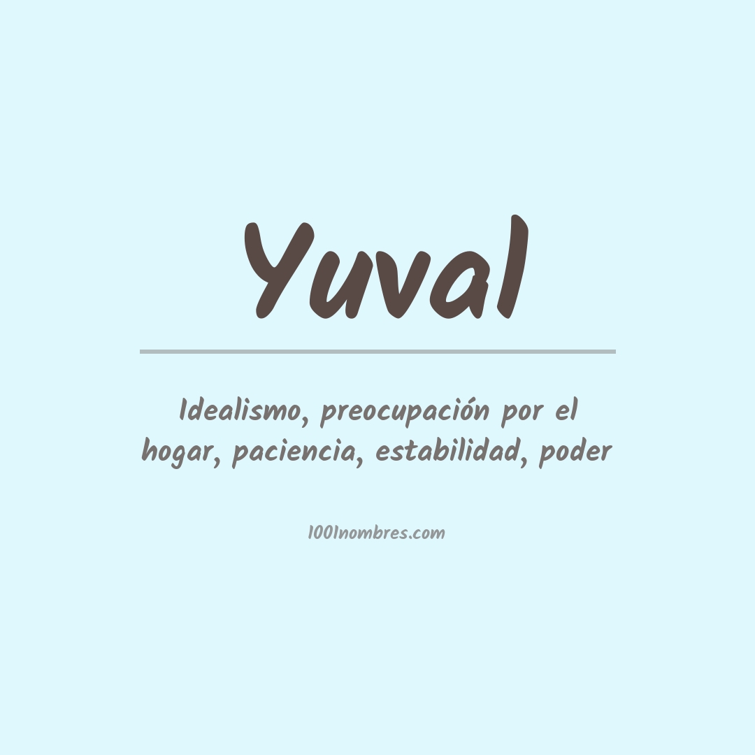 Significado del nombre Yuval Significado del nombre Yuval