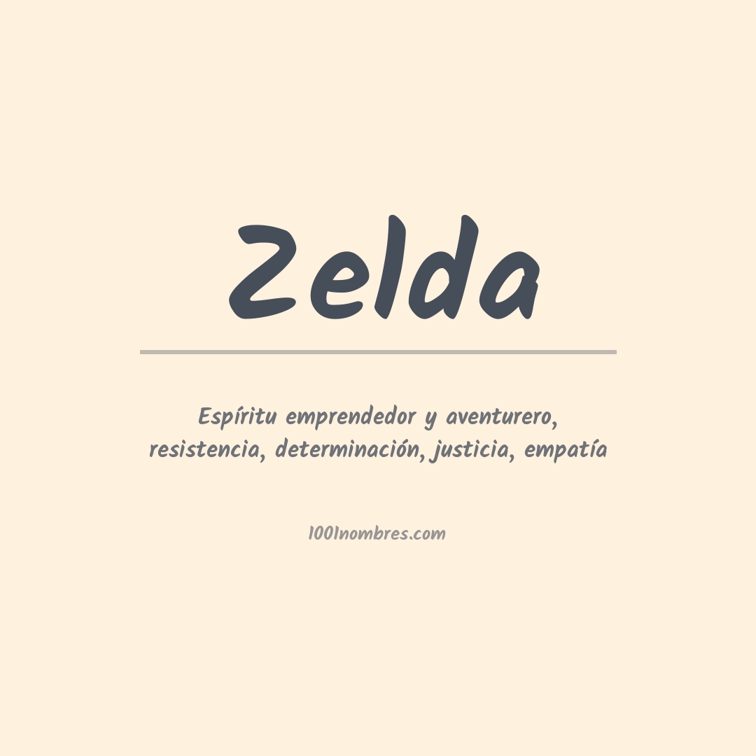 Significado del nombre Zelda