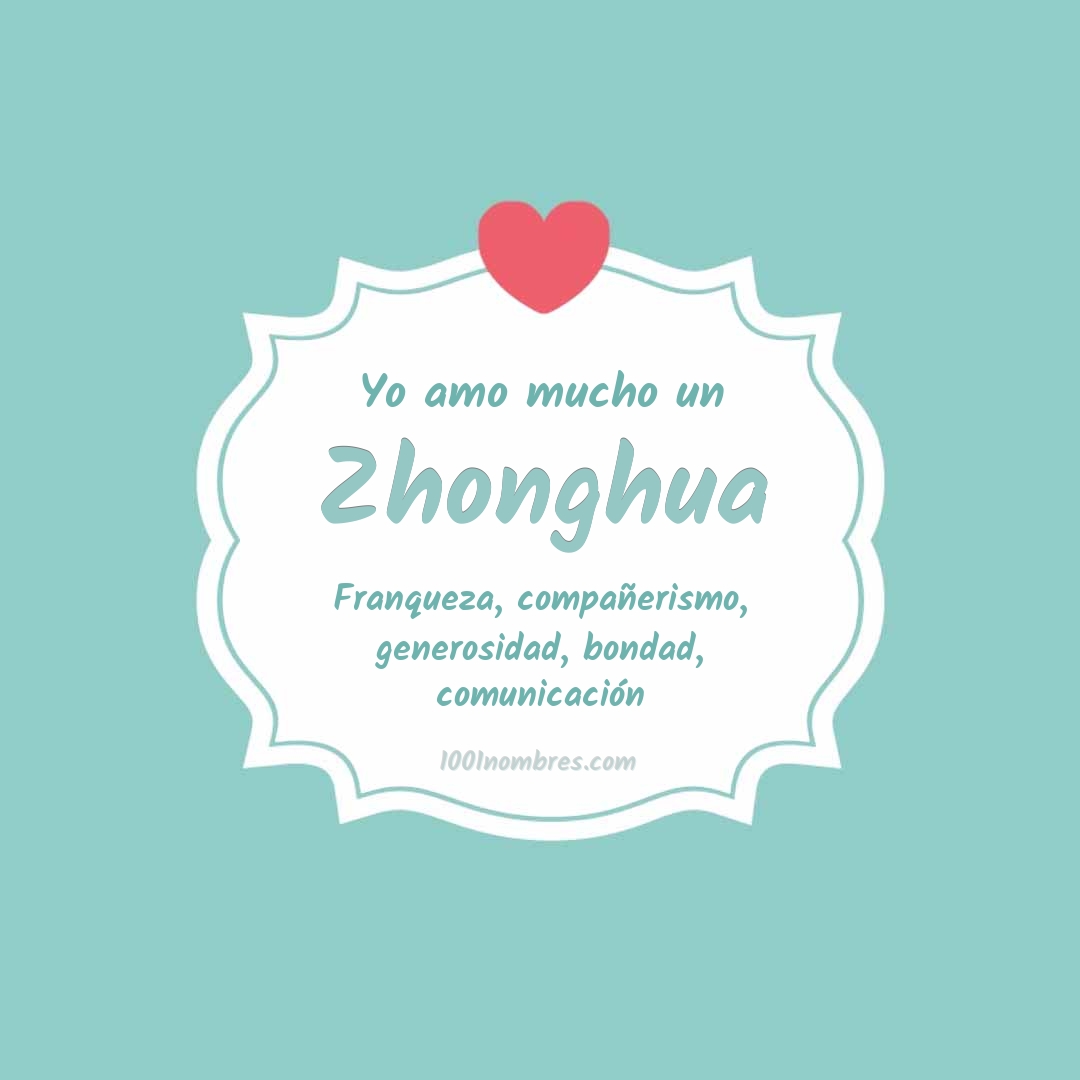 Yo amo mucho Zhonghua