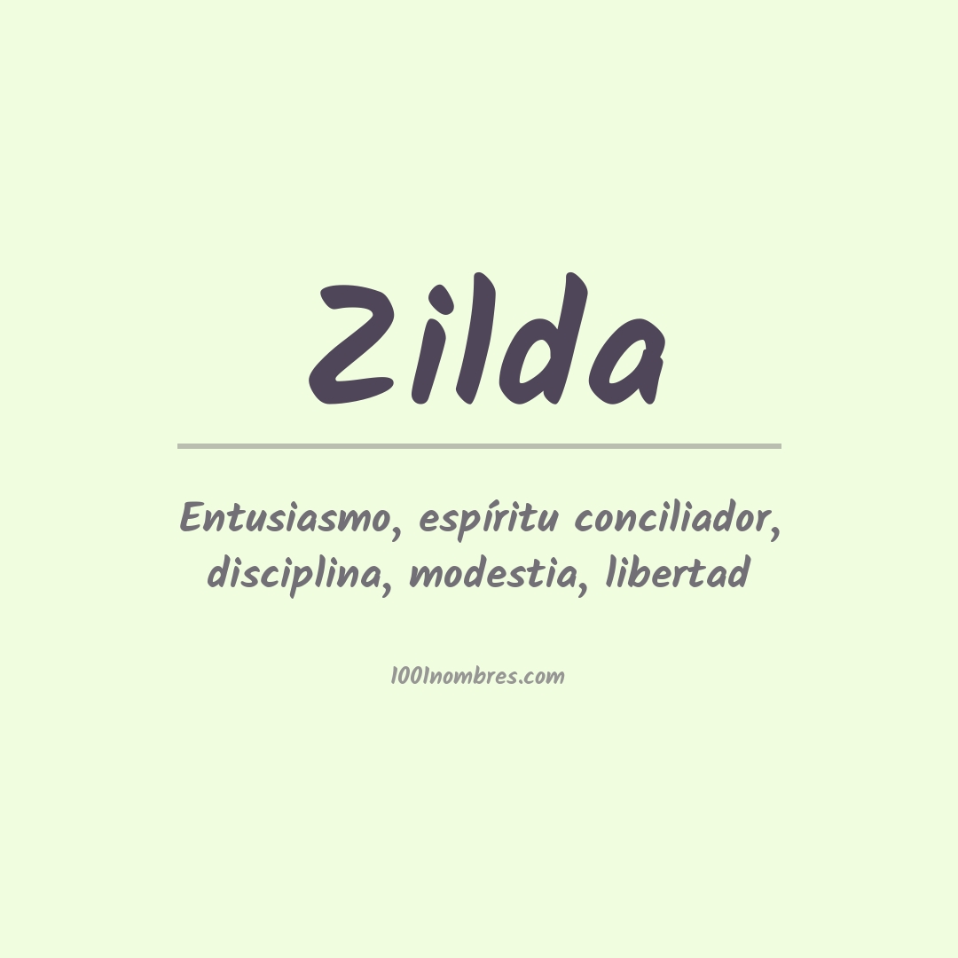 Significado del nombre Zilda