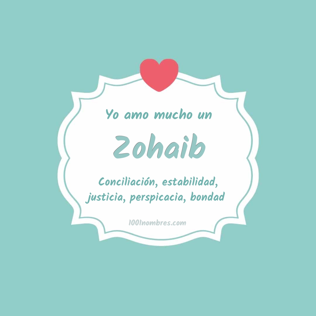 Yo amo mucho Zohaib
