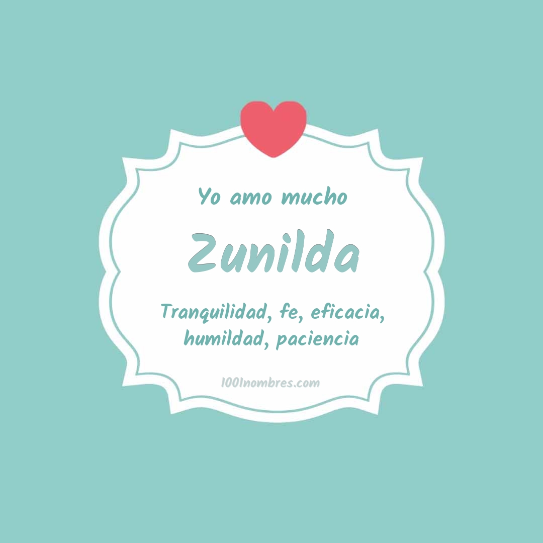 Yo amo mucho Zunilda Yo amo mucho Zunilda